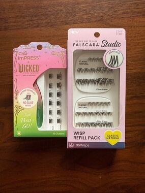 IMPRESS x WICKED & Falscara Studio Wisp Lash Refill Duo - new!